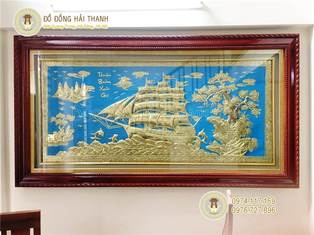 Tranh thuận buồm xuôi gió, tranh đồng thuận buồm xuôi gió trang trí phòng khách