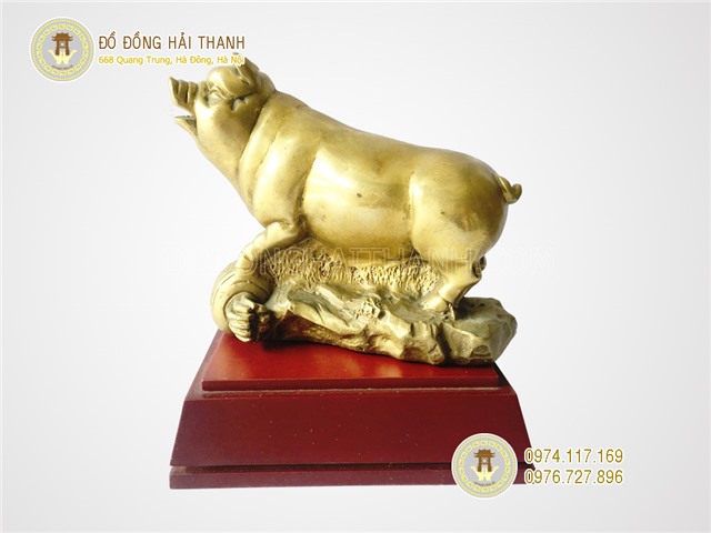 Tượng heo bằng đồng, tượng con lợn bằng đồng phong thủy