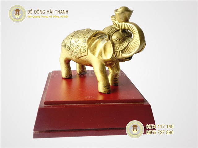 Tượng voi bằng đồng, tượng voi tài lộc trấn phong thủy cầu con trai