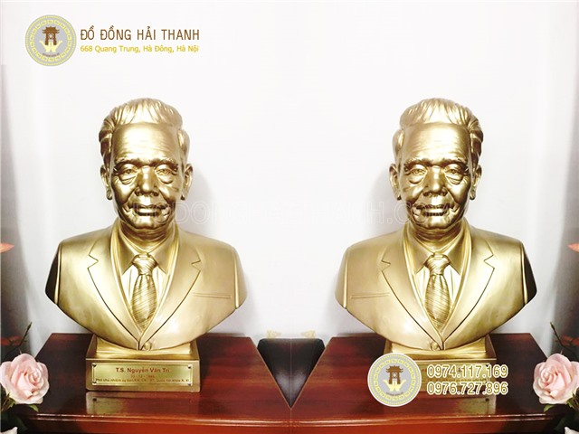 Bảng báo giá đúc tượng chân dung bằng đồng vàng, đồng đỏ tại xưởng đúc tượng