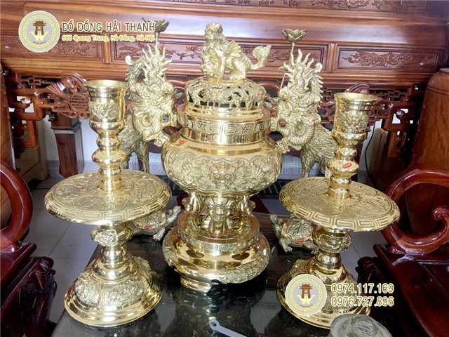 Lư đồng đa pha ( Dapha ) đỉnh đồng thờ cúng hàng đại phát chất lượng