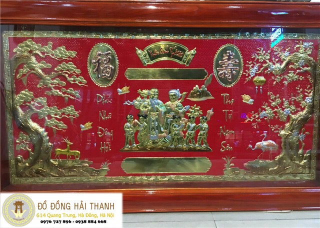Top 10 Tranh Mừng Thọ Bằng Đồng Đẹp Nhất năm