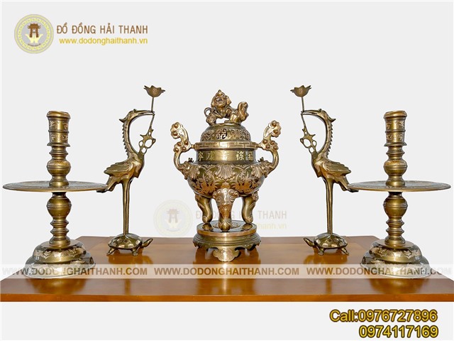 Bộ đỉnh đồng hoa sòi