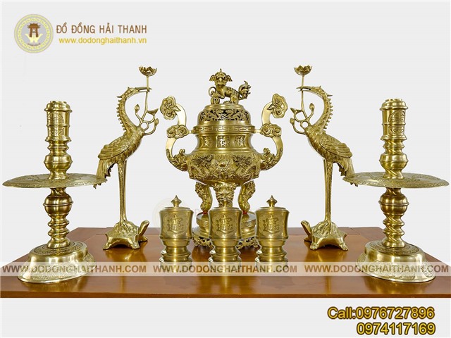 Đỉnh đồng thờ cúng 60 cm cho ban thờ 1m76, 1m97