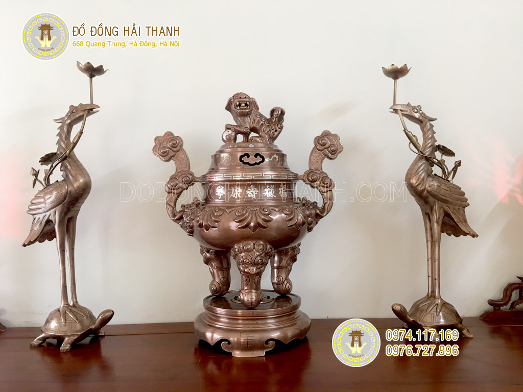 bộ đỉnh đồng đỏ