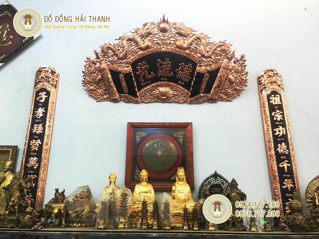 cuốn thư câu đối đồng