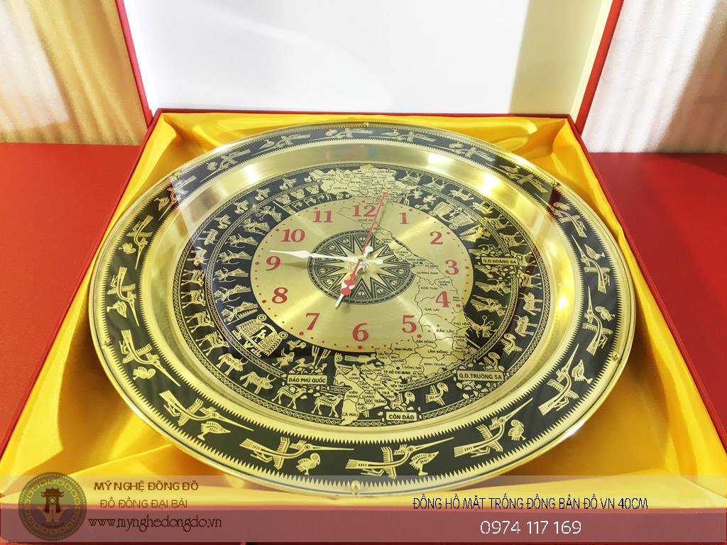 đồng hồ mặt trống đồng