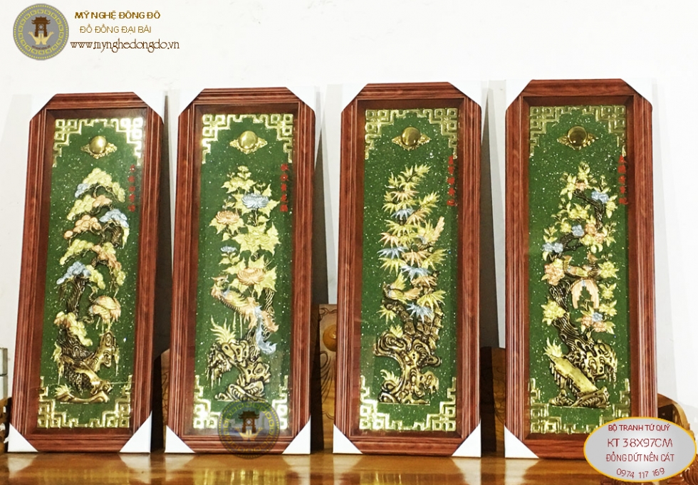 tranh tứ quý đẹp