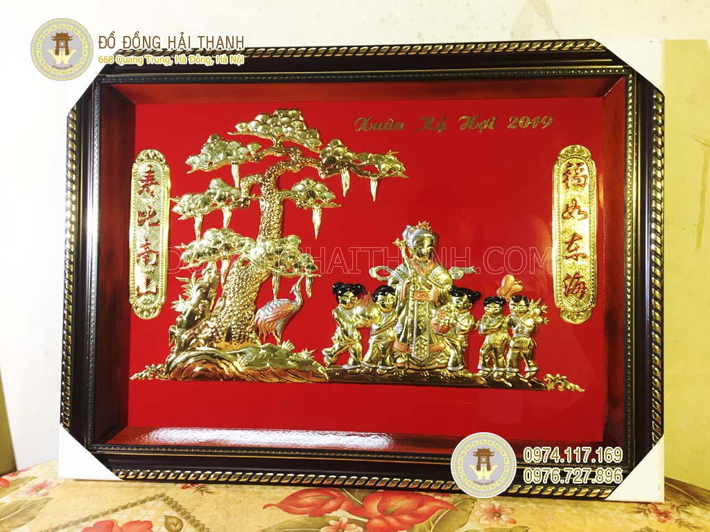 tranh mừng thọ giá rẻ