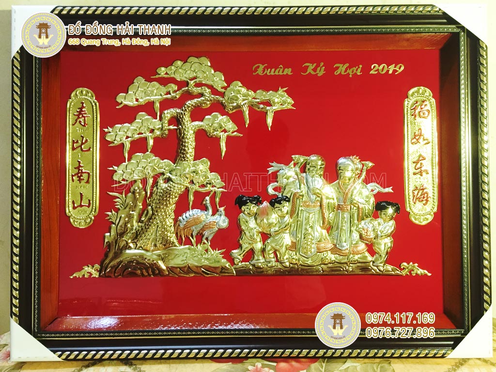 tranh mừng thọ ông bà