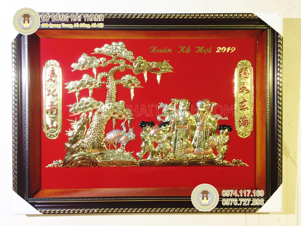 tranh mừng thọ ông