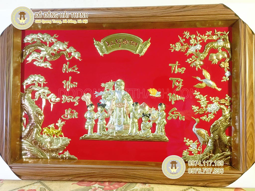 tranh mừng thọ ông