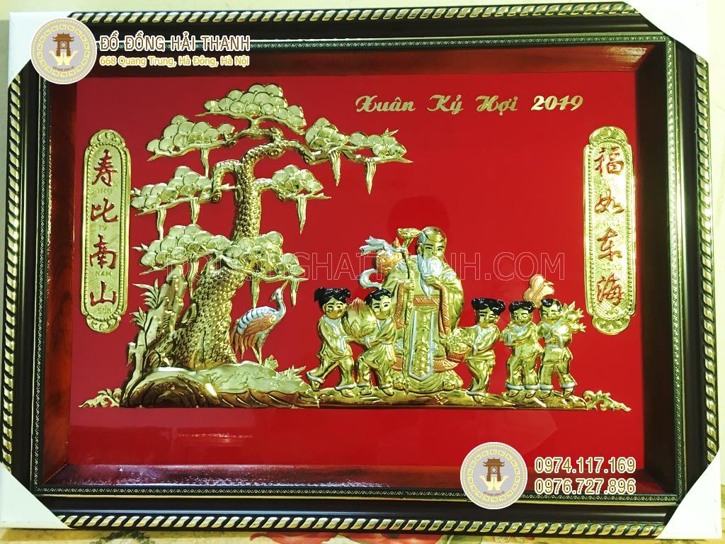 tranh mừng thọ ông