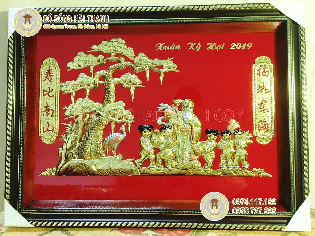 tranh mừng thọ giá rẻ