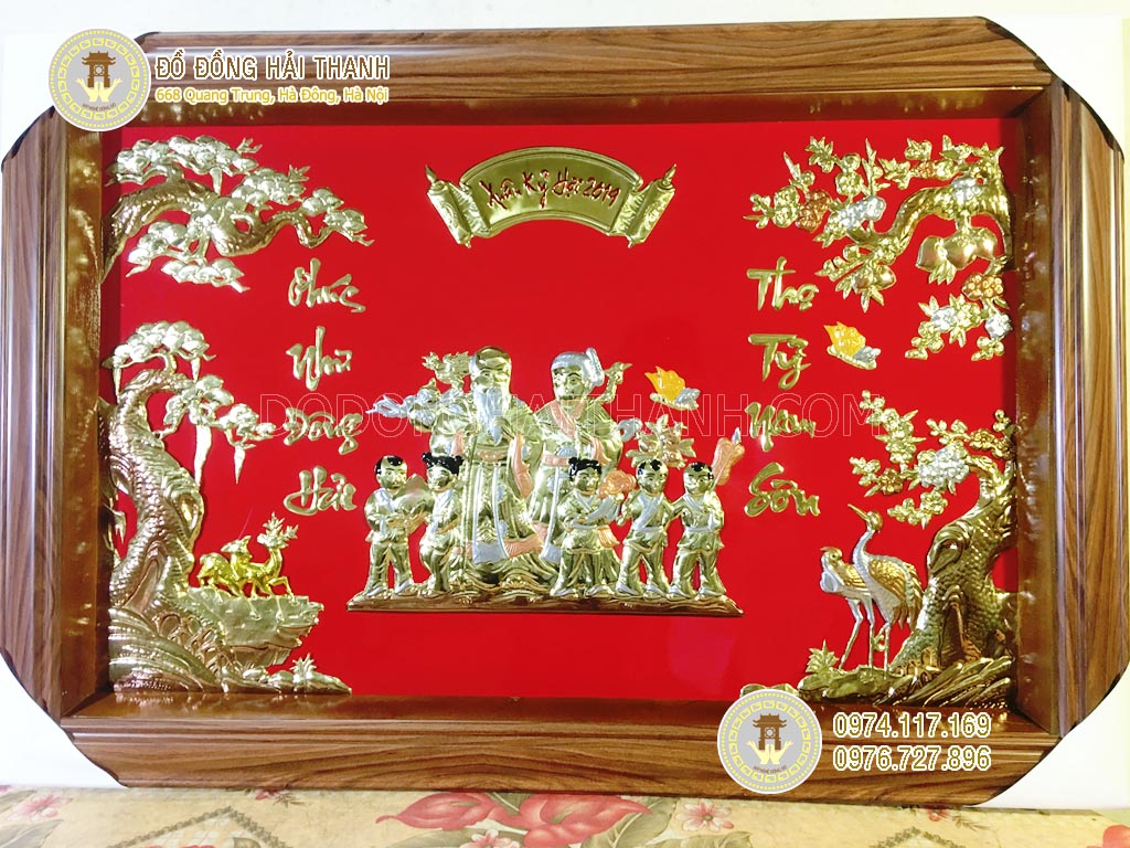 tranh mừng thọ ông bà